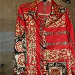 Oversized button down shirt